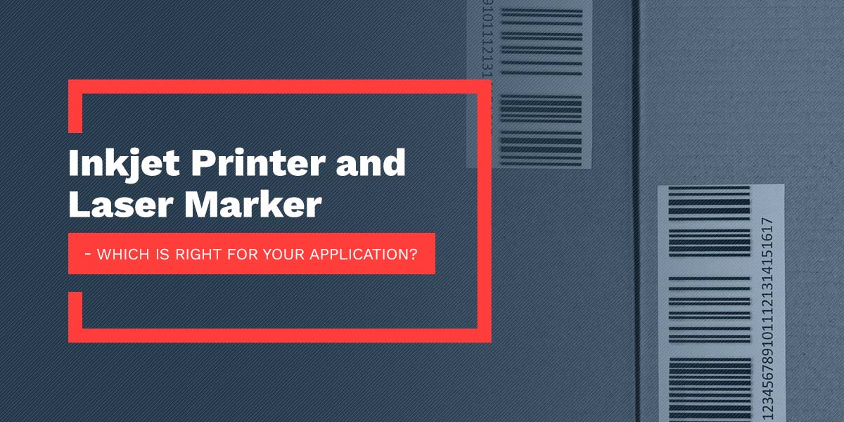inkjet printer and laser marker