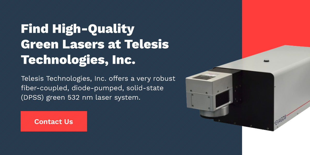 Find High-Quality Green Lasers at Telesis Technologies, Inc. 