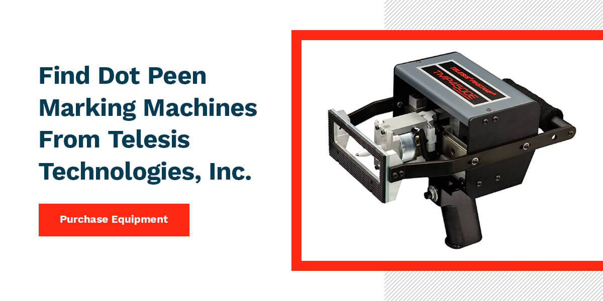 Find Dot Peen Marking Machines From Telesis Technologies, Inc.